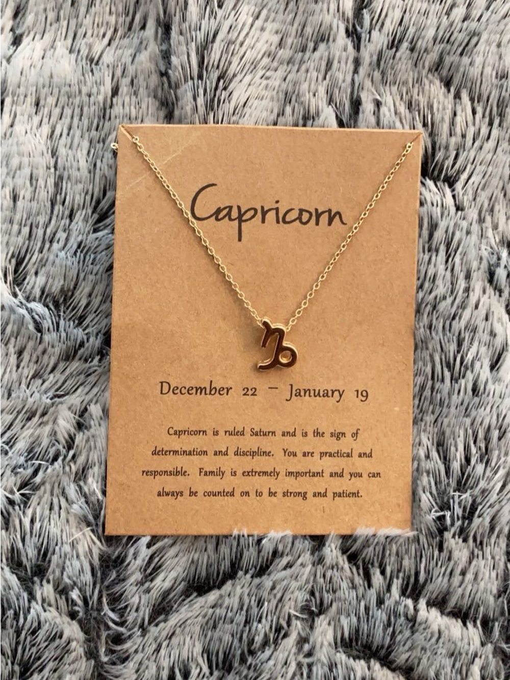 Zodiac Pendant Necklace - Gold